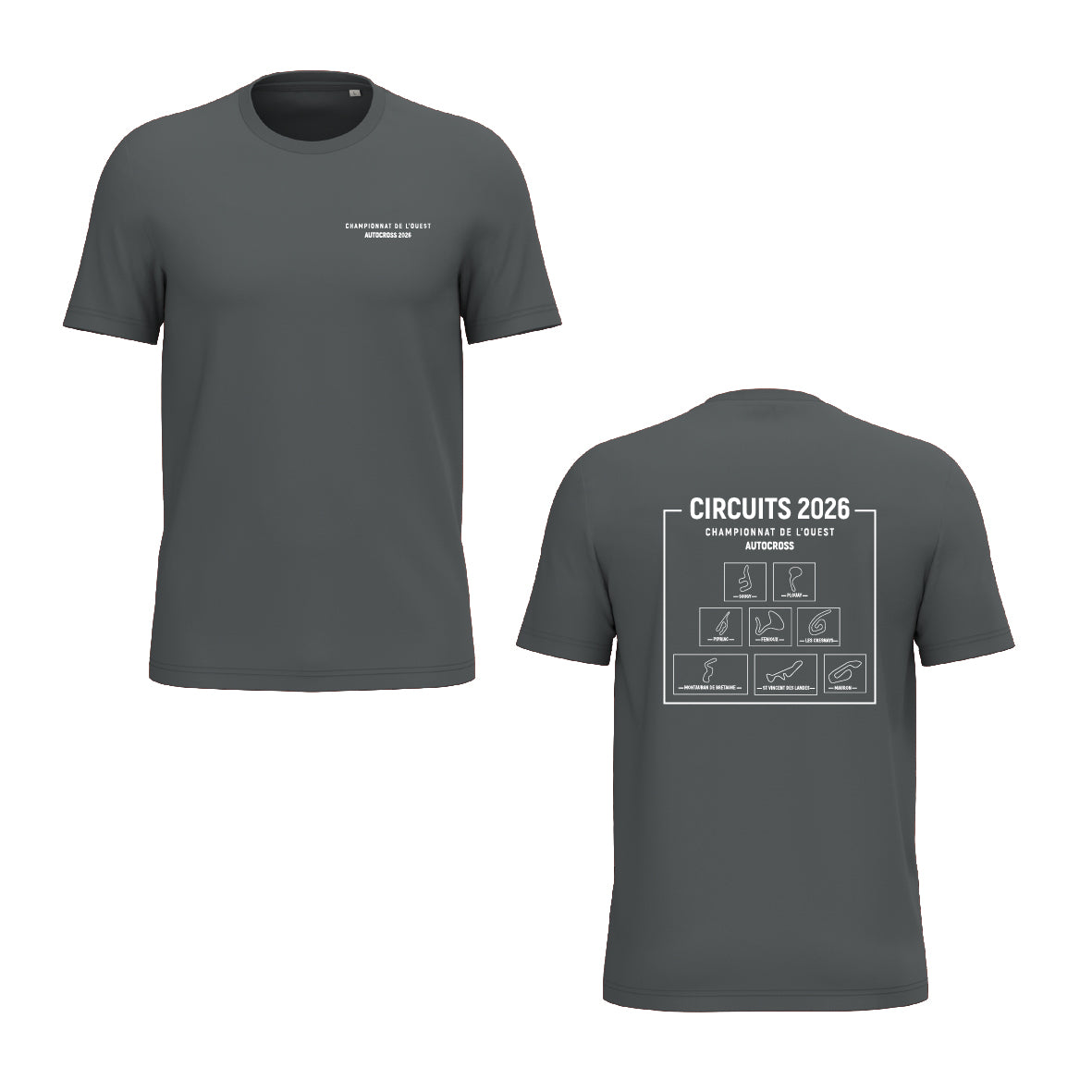 Tee-shirt - Circuits championnat de l'Ouest AUTOCROSS 2026