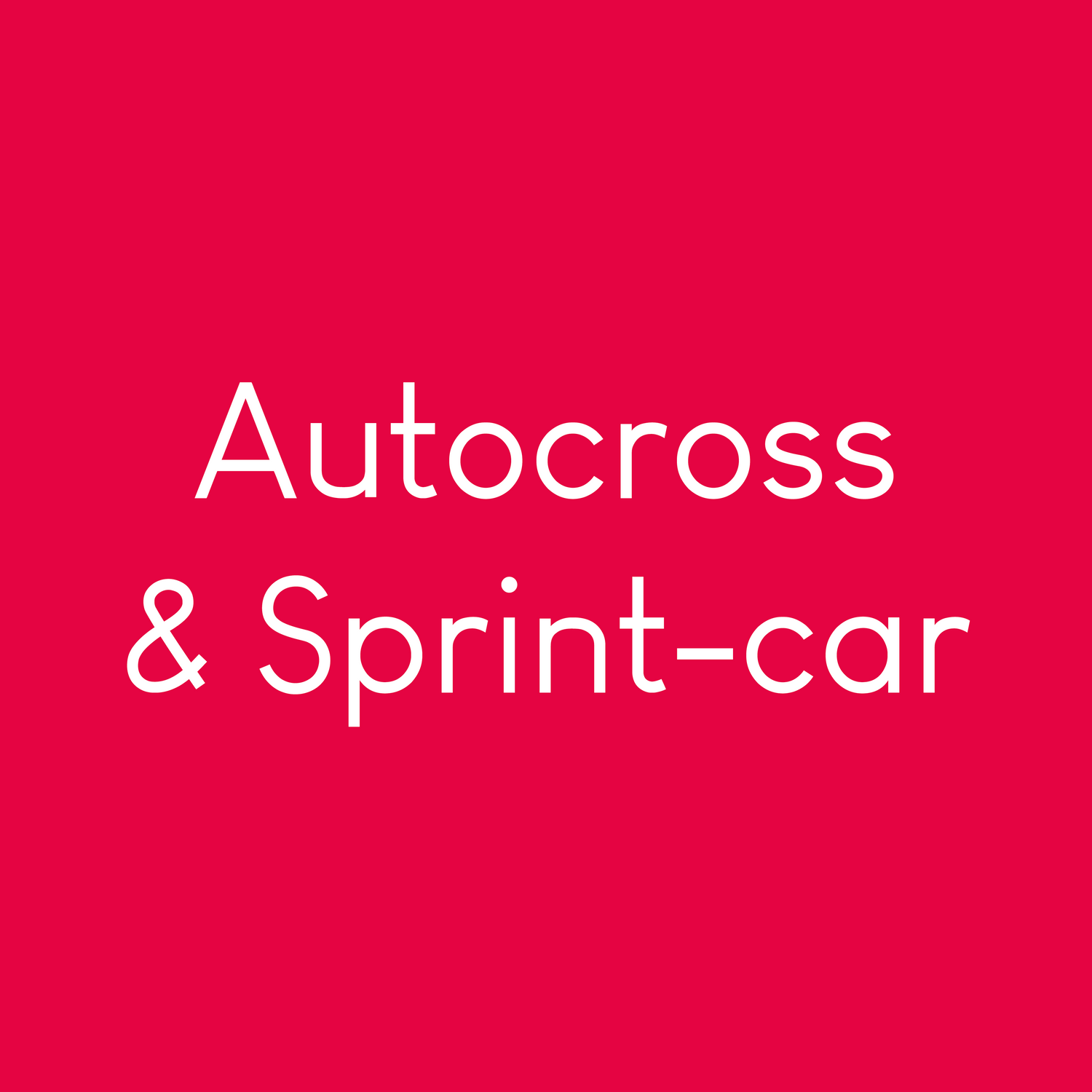 Autocross & Sprint-car