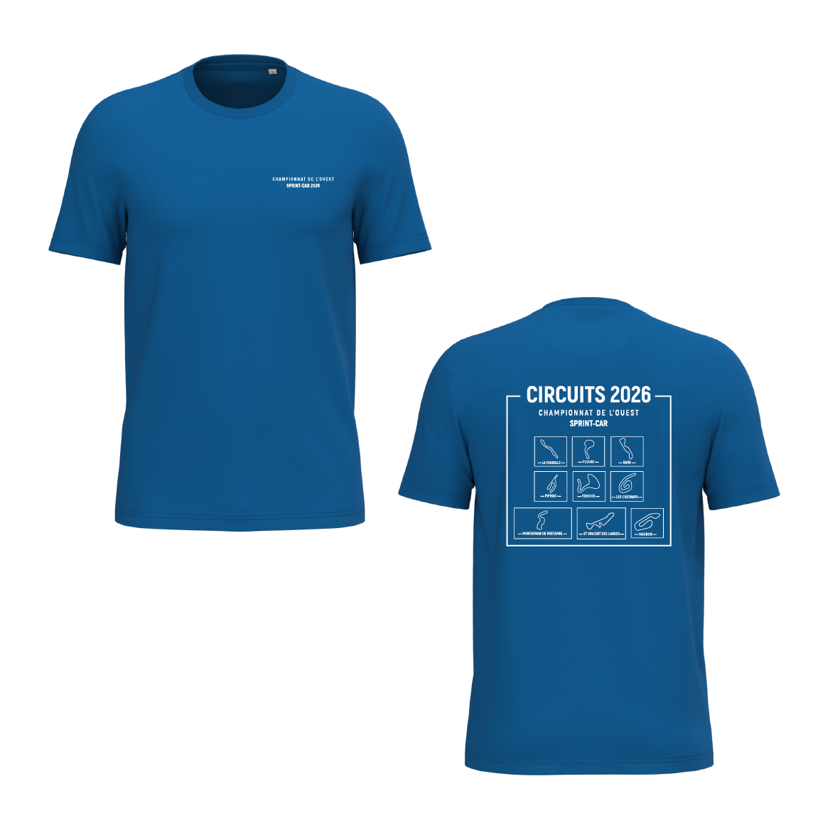 Tee-shirt - Circuits championnat de l'Ouest Sprint-car 2026