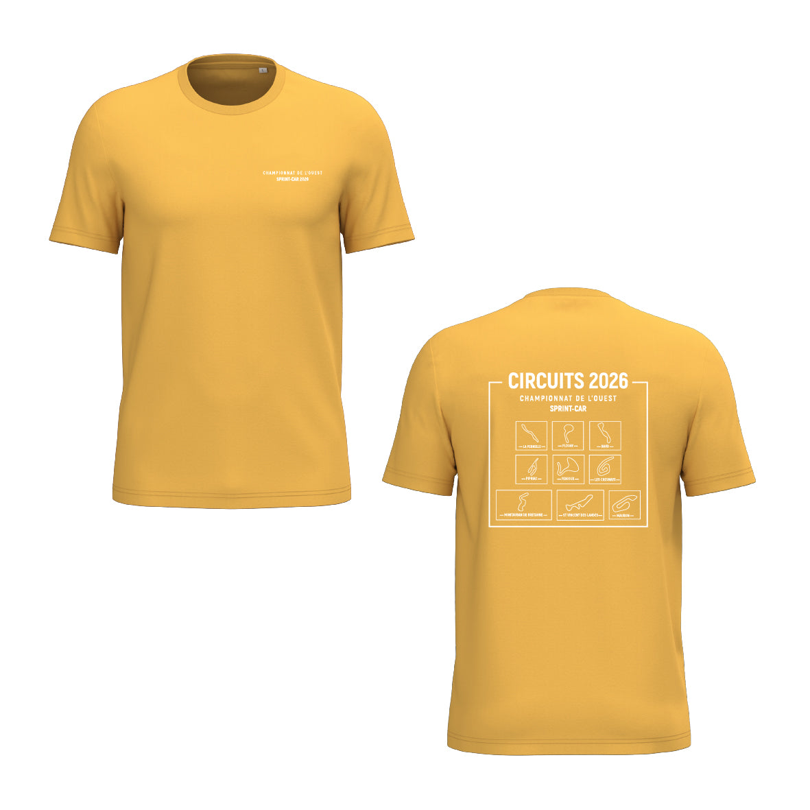 Tee-shirt - Circuits championnat de l'Ouest Sprint-car 2026