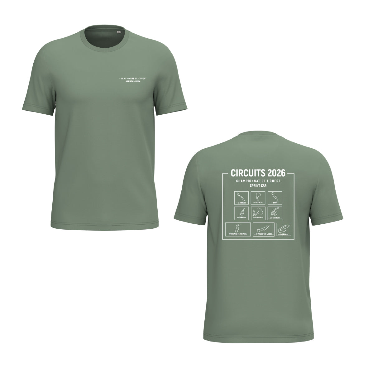 Tee-shirt - Circuits championnat de l'Ouest Sprint-car 2026