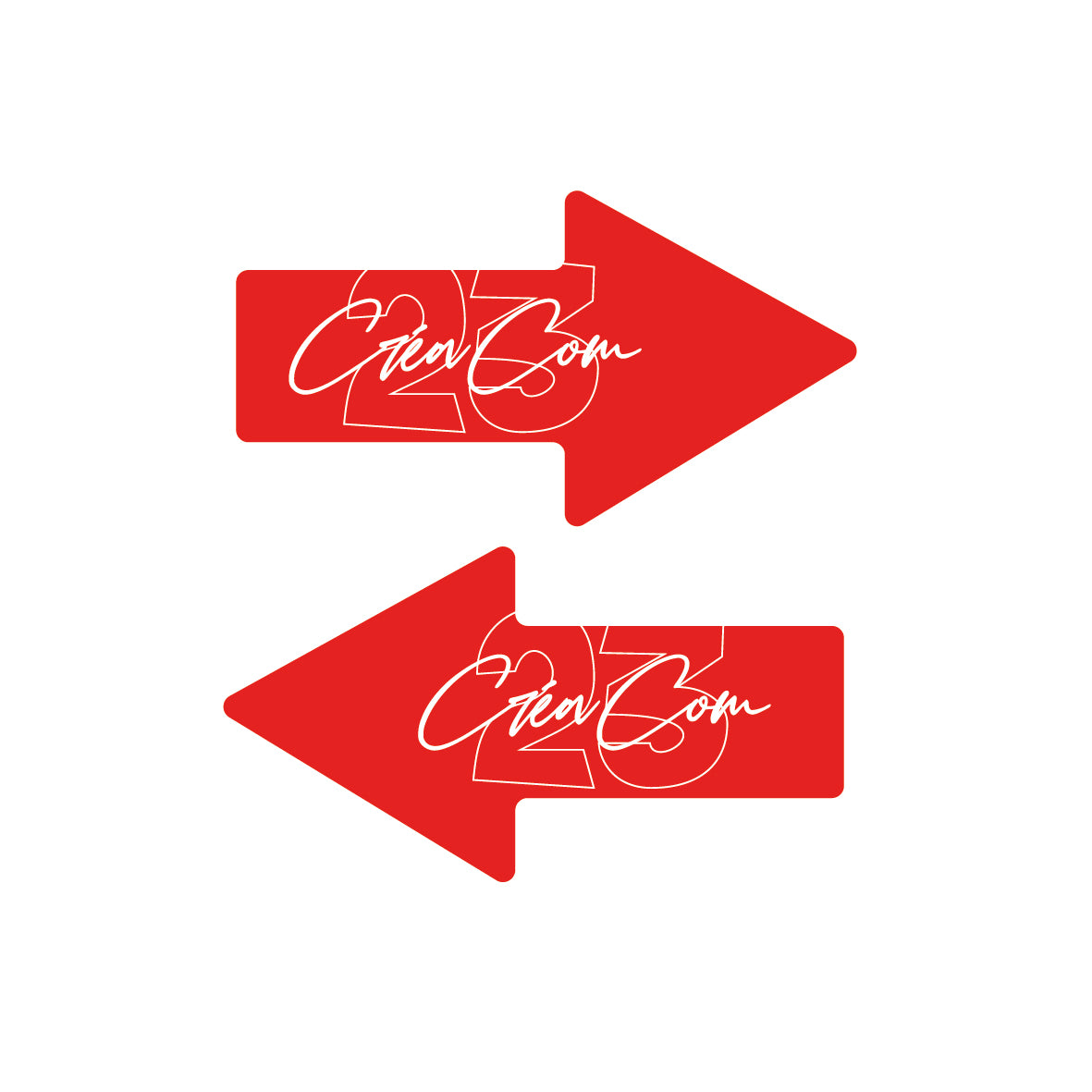 Flèches remorquage CréaCom23