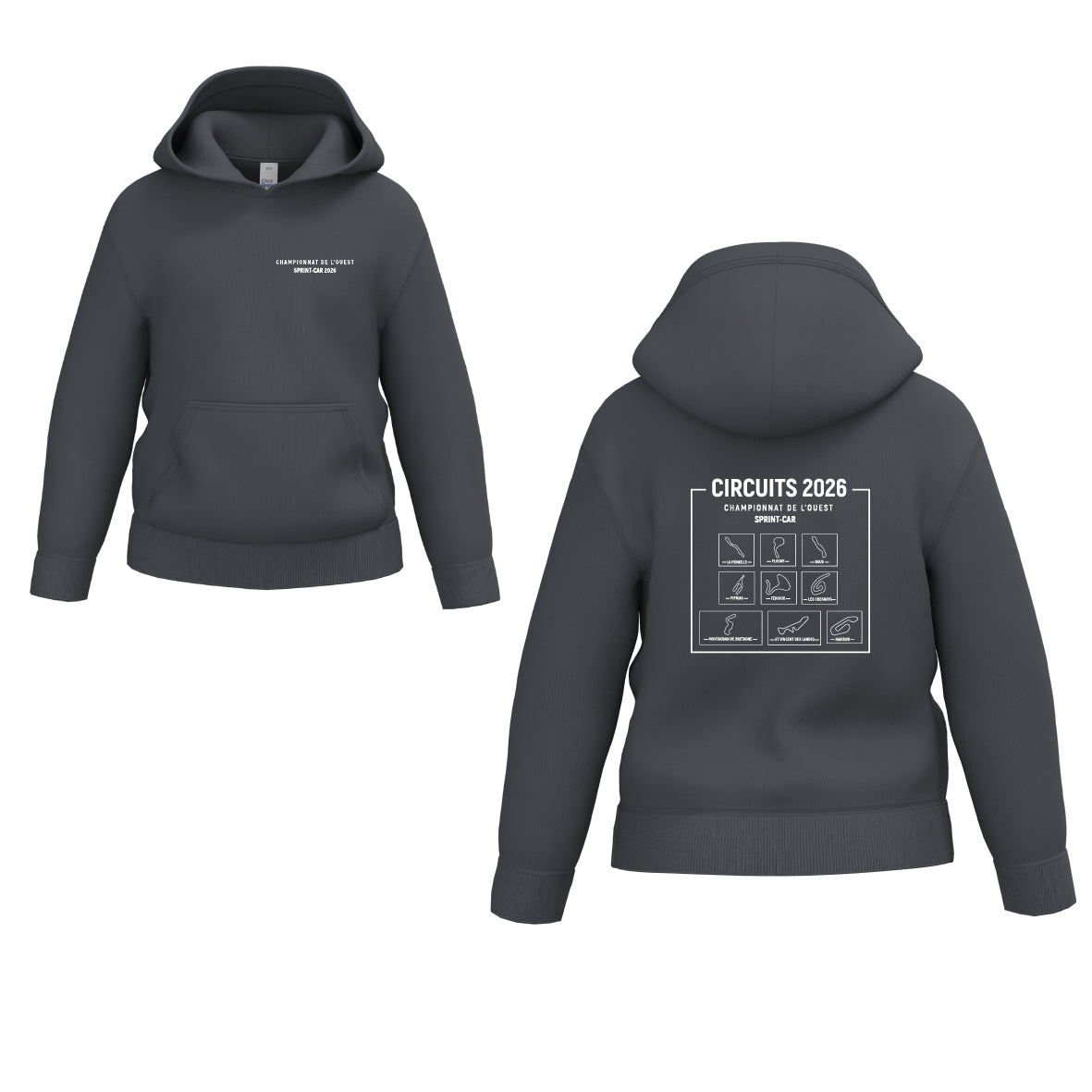 Sweat - Circuits championnat de l'Ouest Sprint-car 2026 - MODELE ENFANT