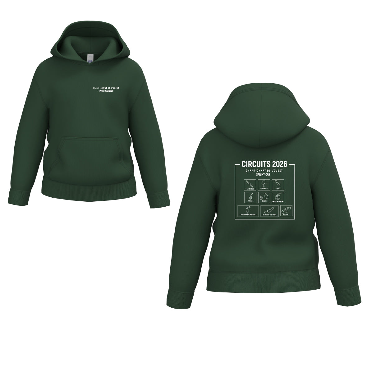 Sweat - Circuits championnat de l'Ouest Sprint-car 2026 - MODELE ENFANT