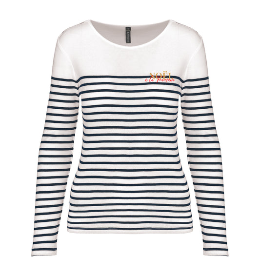 Marinière femme 'Noël à la Française'