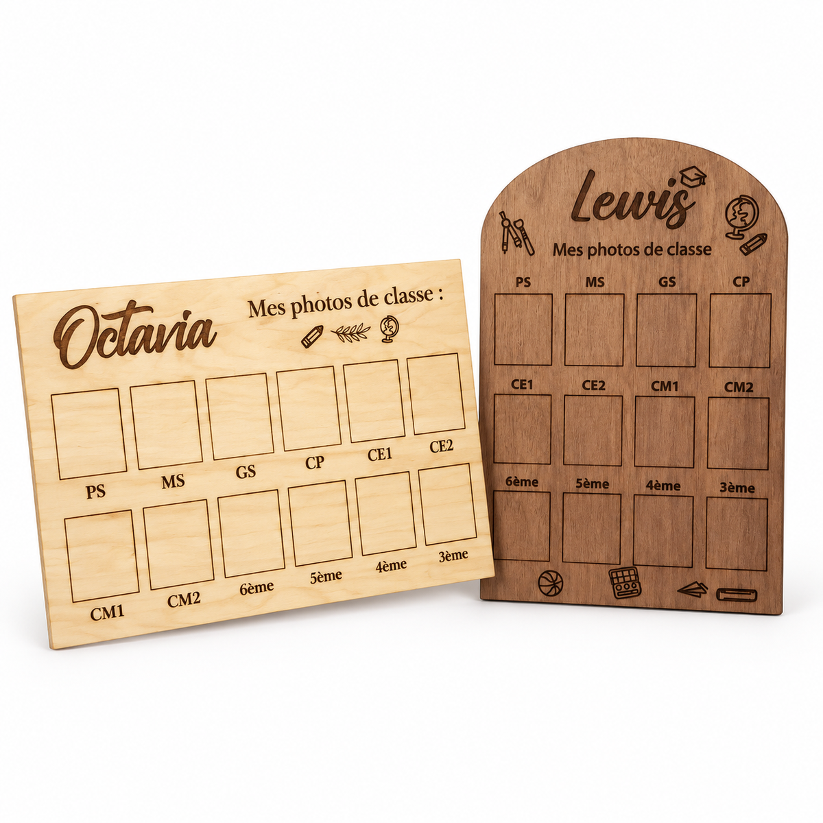 Plaque bois "Mes photos de classe"