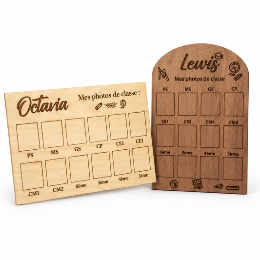 Plaque bois "Mes photos de classe"