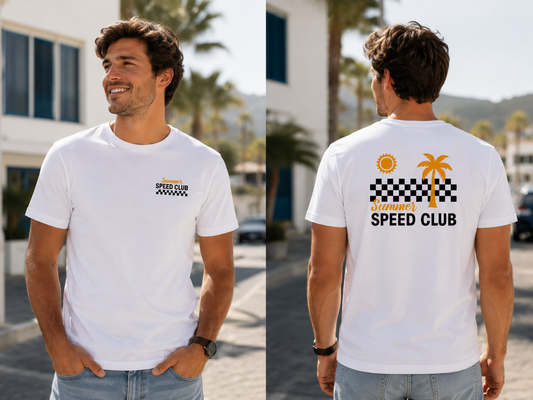 T-shirt Summer Speed club