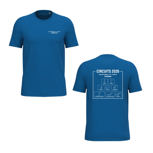 Tee-shirt - Circuits championnat de l'Ouest AUTOCROSS 2026