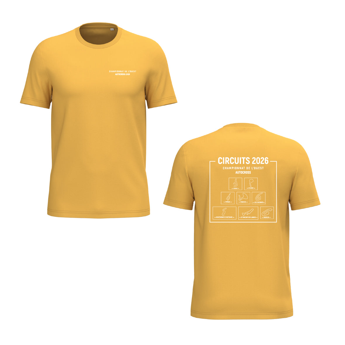 Tee-shirt - Circuits championnat de l'Ouest AUTOCROSS 2026