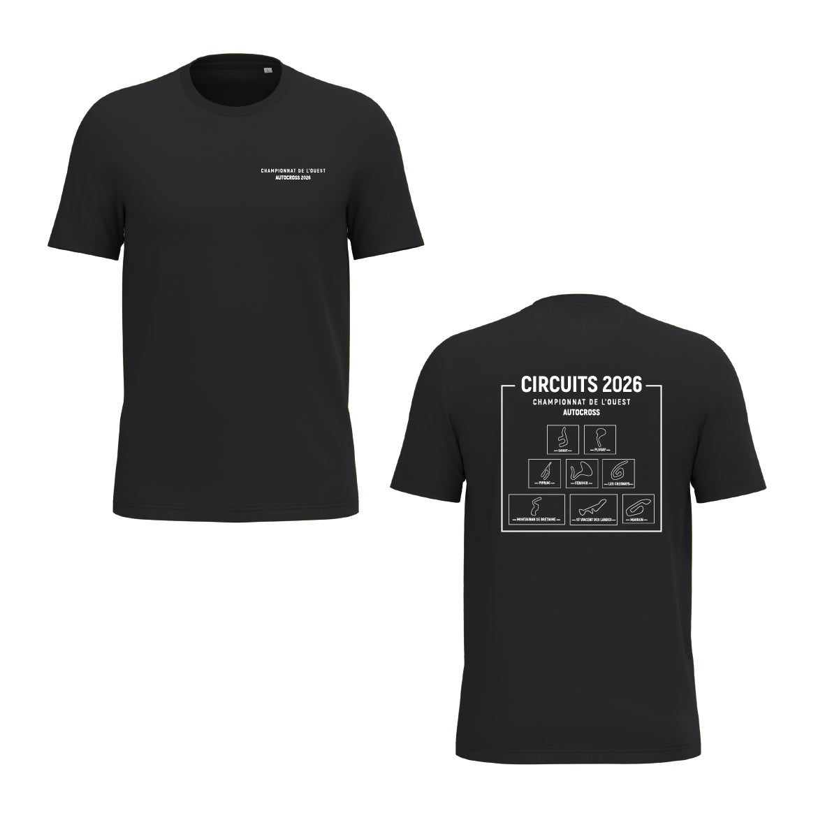 Tee-shirt - Circuits championnat de l'Ouest AUTOCROSS 2026