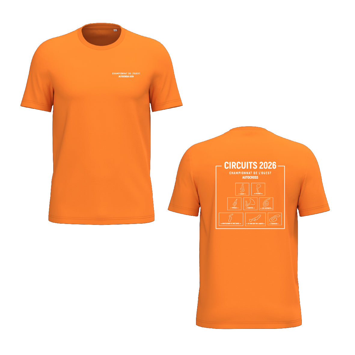 Tee-shirt - Circuits championnat de l'Ouest AUTOCROSS 2026