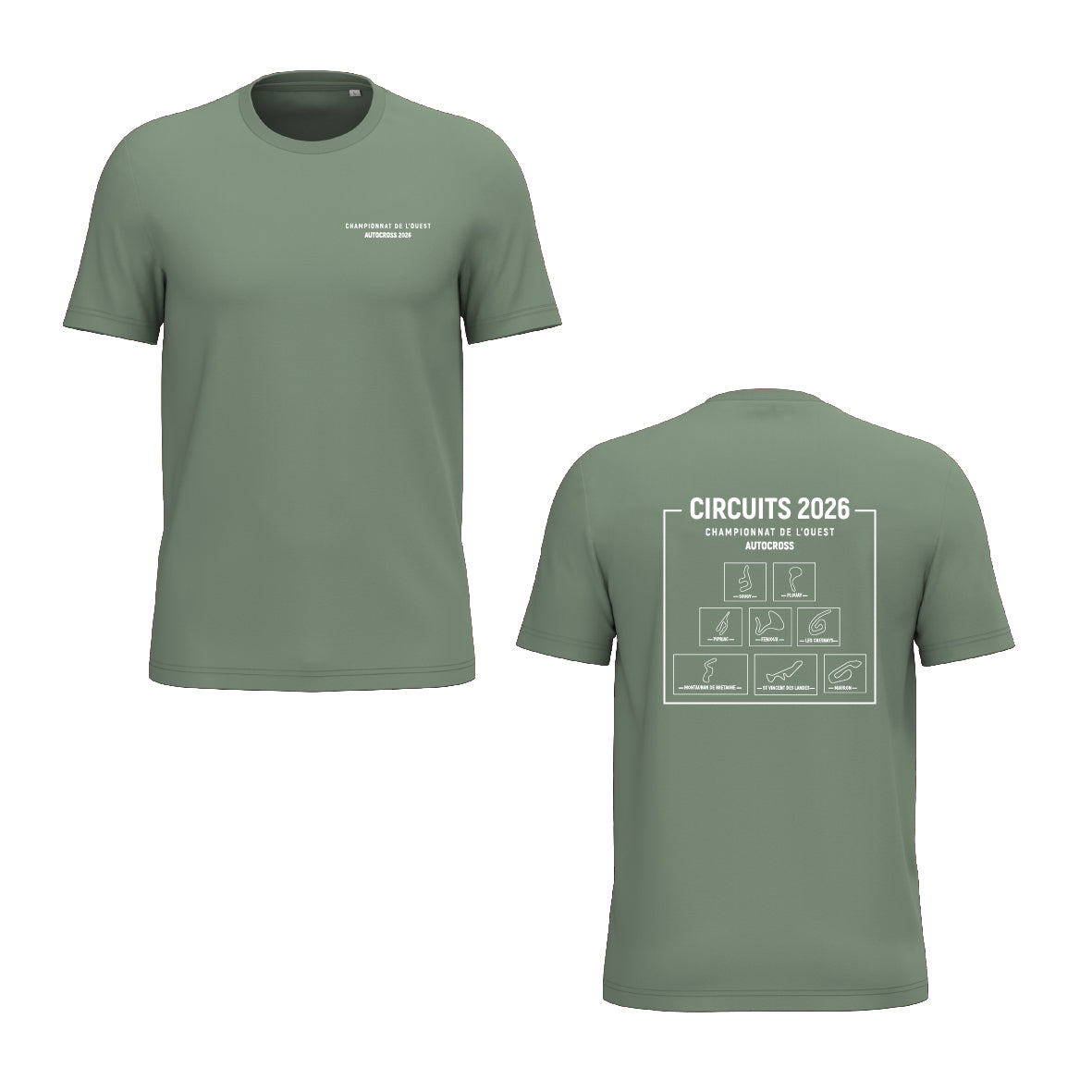 Tee-shirt - Circuits championnat de l'Ouest AUTOCROSS 2026