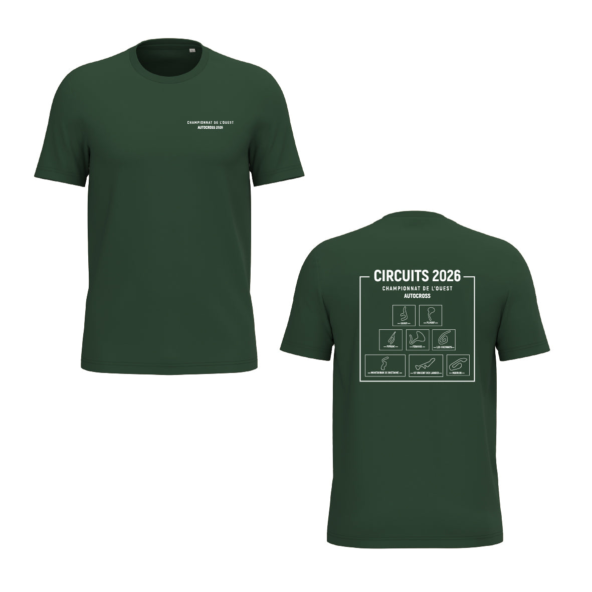 Tee-shirt - Circuits championnat de l'Ouest AUTOCROSS 2026