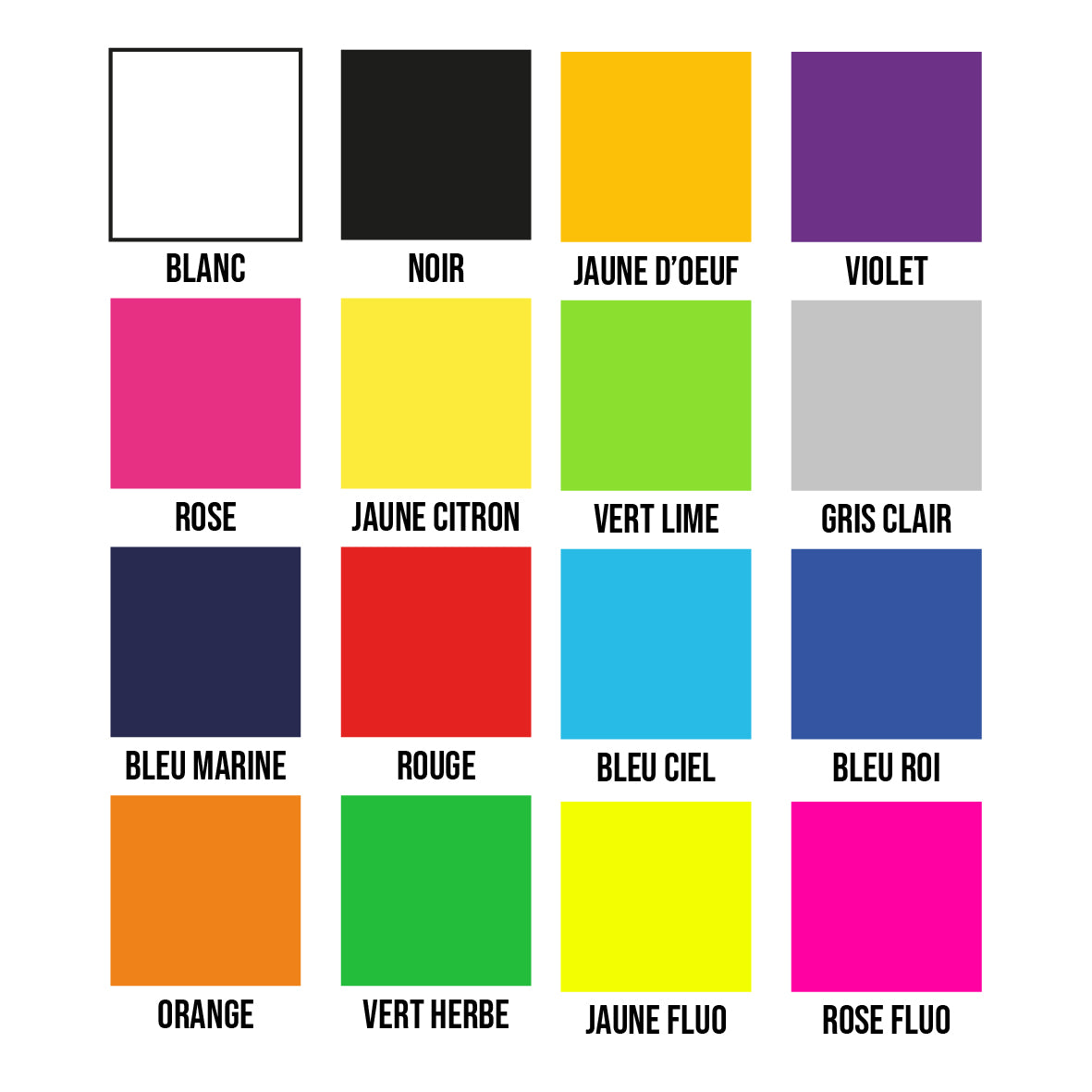 Kit Nom Prénom bicolor