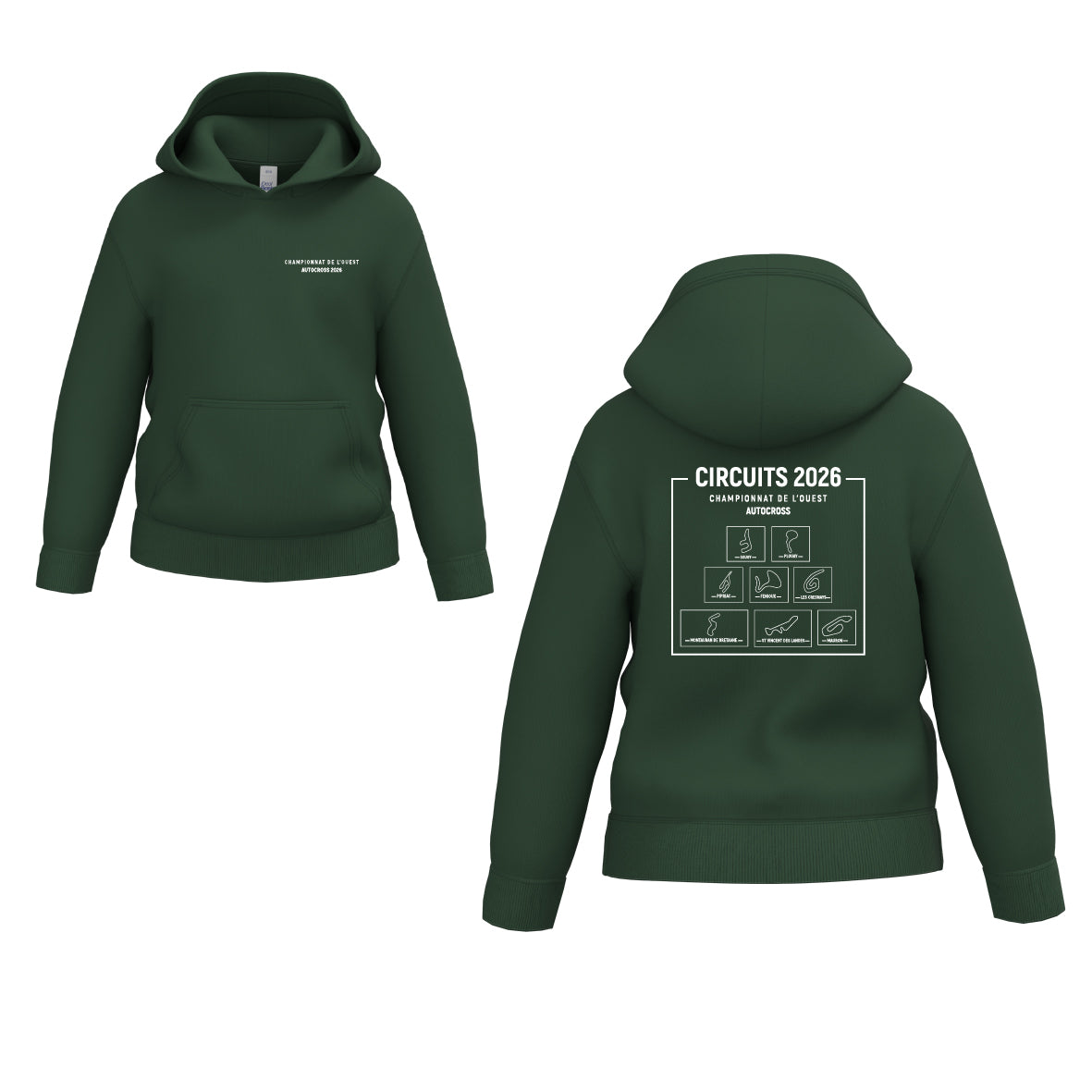 Sweat - Circuits championnat de l'Ouest AUTOCROSS 2026 - MODELE ENFANT
